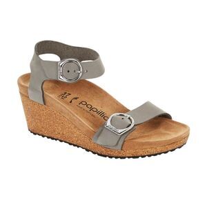 NWT Birkenstock Papillio Soley Ring Buckle Dove Gray Sz US 5